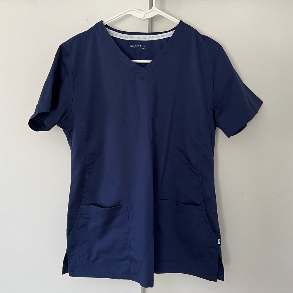NurseMates Basic 2-Pocket Scrub Top
